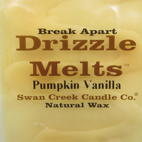 Swan Creek Candle Co PUMPKIN VANILLA Drizzle Melts Break Apart Natural Soy Wax - Picture 2 of 4