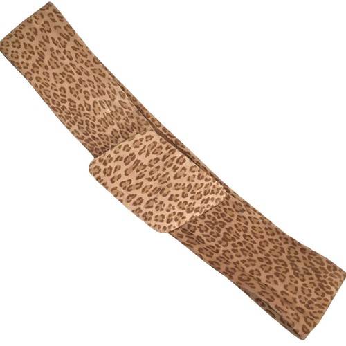 New Womens Designer Escada NWT $495 Leopard Belt Leather  display picture 1