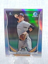 2014 Brian Schales 1st Bowman Chrome Draft #CDP103 Silver Refractor Rookie 