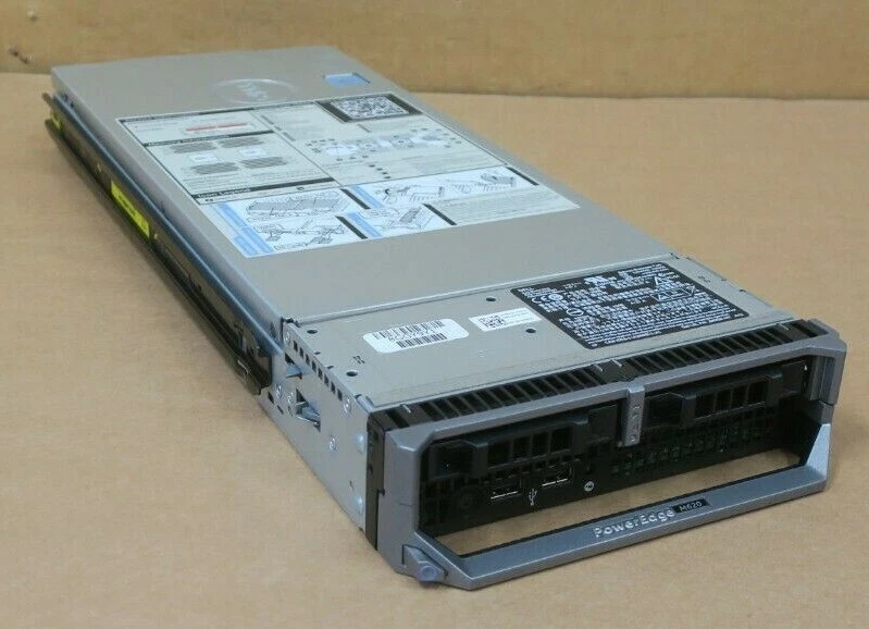Dell PowerEdge M620 Blade Server 2x 10-Core E5-2680v2 2.8GHz 64GB Ram 2x SAS Bay - Image 3 of 4