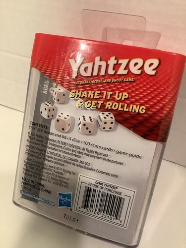 Hasbro Yahtzee To Go - Portable Yahtzee Game - New - Picture 7 of 7