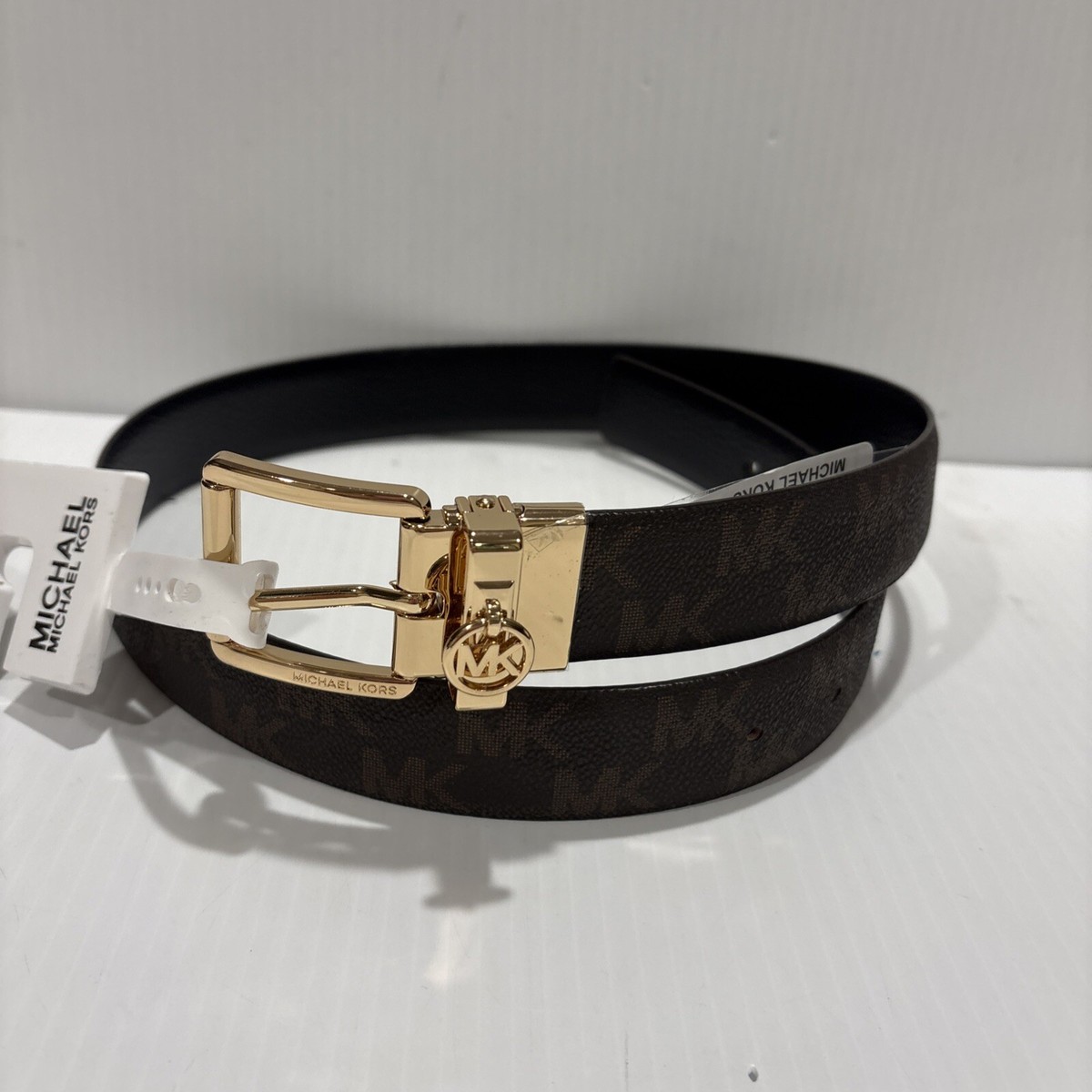 Buckle Belt Michael Kors Belt Mens 2016 New MICHAEL KORS MK LOGO