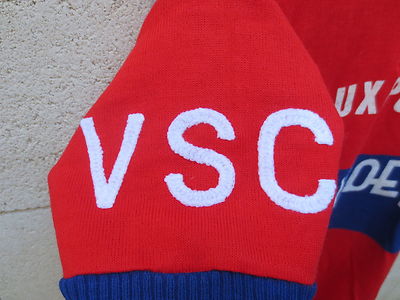 Maillot Cycliste Vintage V.S.C Chécy Travaux Publics – Jersey Années 70