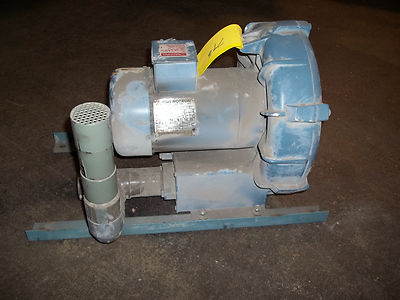 2 HP EG&G Rotron Blower DB505AS72 Blower / Suction / Pressure 3 Phase