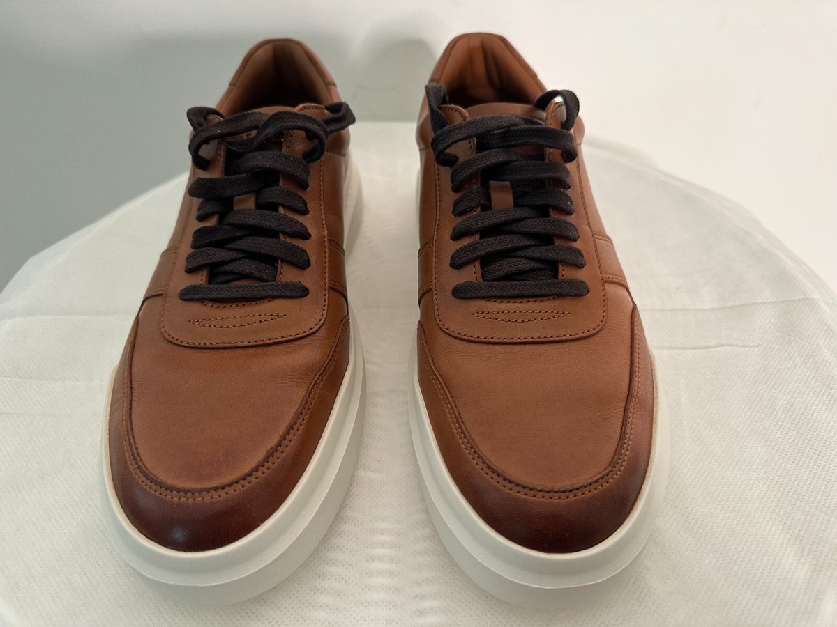 ベーシック●COLE HAAN●GRANDPRO Rally Court レザースニーカー COLE HAAN Grandpro Rally Court Sneaker British Tan Mens 10M