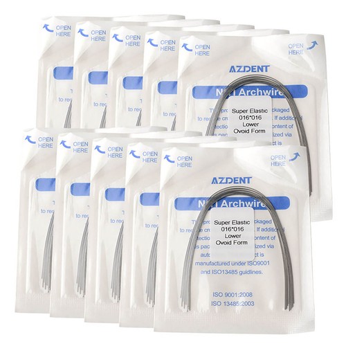 Dental Orthodontic Arch Wire Wires Oval Form Stainless Steel Round/Rectangular - Photo 93/208