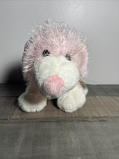 Ganz Webkinz Pink White Dog Plush HM 228 New with Sealed Code