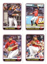 2020 Topps Big League - CLEVELAND INDIANS Team Set 