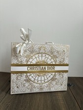 Dior Gold Gift Bag Textured Paper Holiday Limited Edition L 10 x H 9 x D 4.5