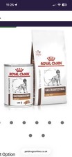 REDUCED Royal Canin Gastro Intestinal Low-Fat  Dry Dog Food Only. 