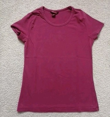 H&M - T-Shirt - Gr. M - rot / rosa / aubergine ?