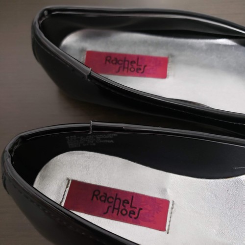 Rachel Shoes Black Patent Ballet Flats Girl Soft Shoes 4M - Picture 8 of 11
