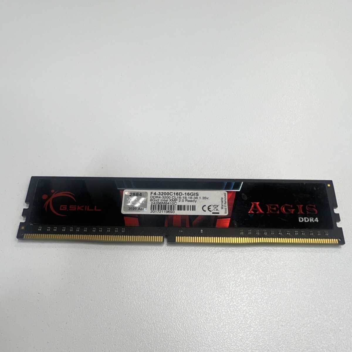 G.SKILL Aegis 16GB DDR4 DIMM PC4-3200 288-Pin RAM F4-3200C16D