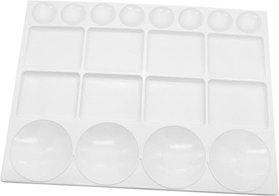 20 Well Watercolor Paint Tray Palette Pallet Acrylic Painting Mixing Plastic Art