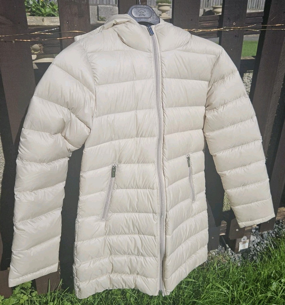 Pyrenex Atom Woman's Mid Length Coat. Feather Grey 36(8) Rrp £350 #S248 image 2