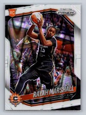 2025 Panini Prizm WNBA #47 Rayah Marshall White Seismic Prizms