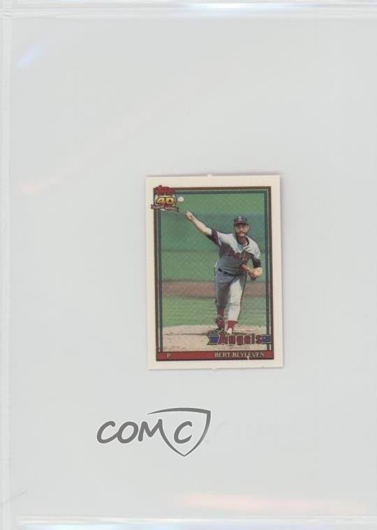 1991 Topps Micro Bert Blyleven #615 HOF 0l2