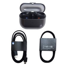 Genuine Samsung Galaxy Buds3 Pro Silver R630 Charging Case Cradle with New Cable