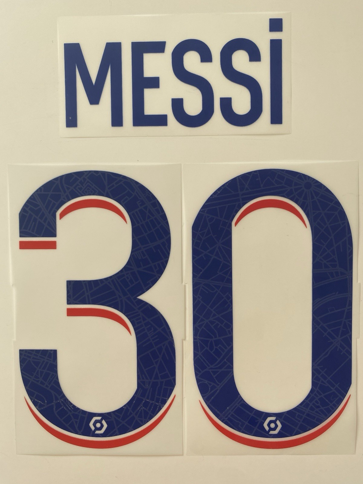 Flocage Officiel PSG MESSI 30 parfait pour le match au stade en taille adulte standard noir