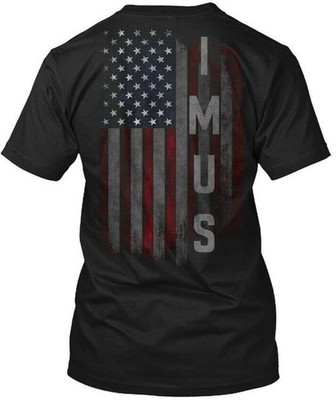Imus Family American Flag T-Shirt Made in the USA Size S to 5XL