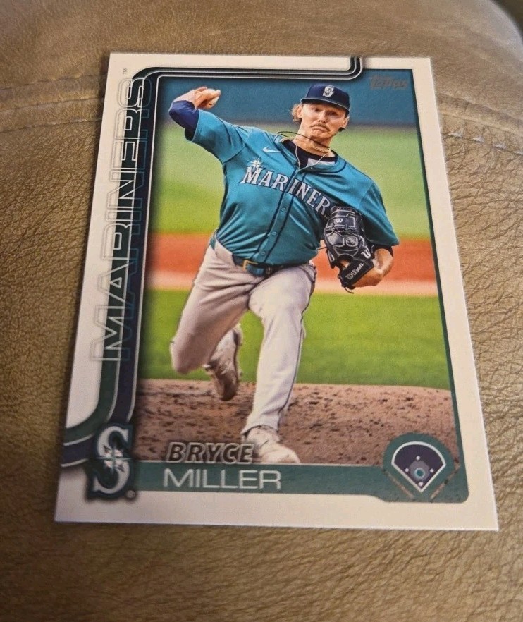 Bryce Miller 2025 Topps #358 Seattle Mariners