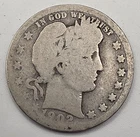 《Silver》1902 USA BARBER QUARTER -- .1808 OZ of SILVER!!!