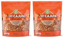 2 Southern Grove Sweet & Spicy Cajun Trail Mix Peanuts Corn Sesame Sticks, 27 oz