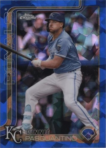 2025 Topps Chrome Vinnie Pasquantino Kansas City Royals Numbered Topps Chrome Vinnie Pasquantino 25枚限定