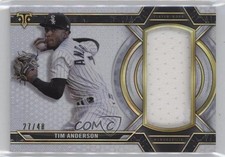 2021 Topps Triple Threads Single Jumbo Relics 27/48 Tim Anderson #SJR-TAN 17xo