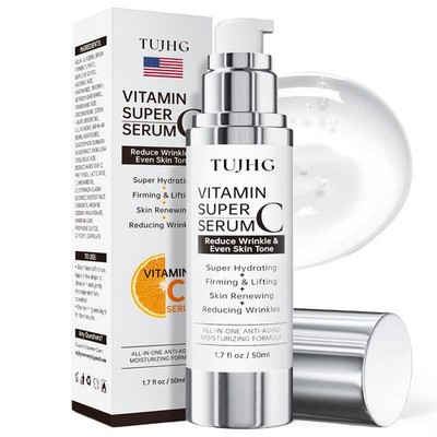 Vitamin C Retinol Serum for Face, Brightening & Anti-Aging with Hyaluronic Ac...