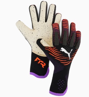 Puma FUTURE Ultimate NC Goalkeeper Gloves Size 9 Black Orange 042064 01 $150 msr