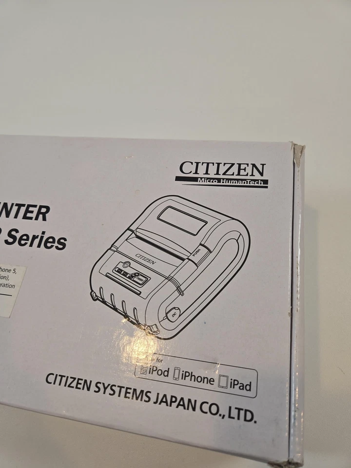 Citizen CMP-30BT Mobile Bluetooth Thermal Receipt Printer iOS MFi CMP30i-SL5 - Image 2 of 4