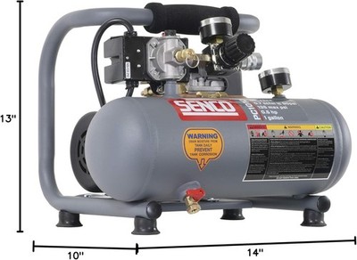SENCO PC1010 1/2HP 1-Gallon Hot Dog Air Compressor Portable Tire Inflator