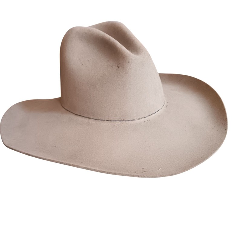 sz 7 Vintage John Wayne Collection Resistol USA Cowboy Hat Wide-Brimmed Felt