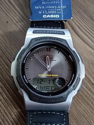 CASIO Data Bank Wave Ceptor WVA-100 Uhr aus Japan