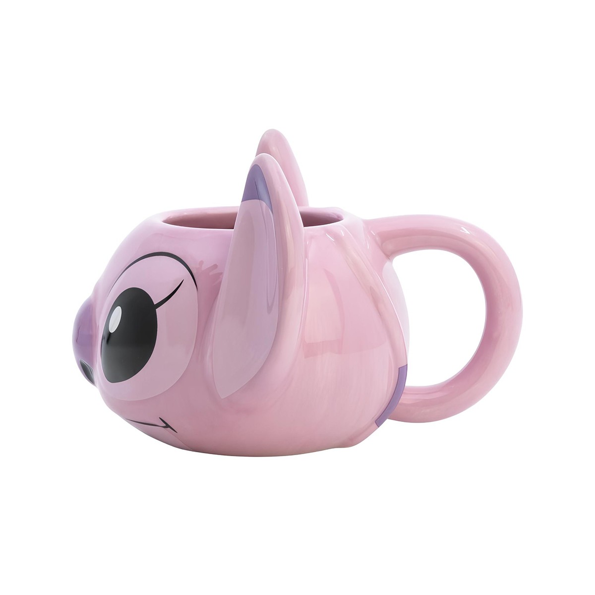 Mug 3D Disney Angel en céramique rose 375 ml avec boîte cadeau