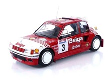 ixo 1/18 Peugeot 205 T16 #3 Ypres Rally 1985 Bernard Darniche Gauloises Blue 18R