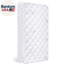 Premium Crib Toddler Mattress,100 Knitted Fabric, Premium Fleece Surface-Hypo