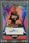 ALLEN IVERSON 2024-25 PANINI PRIZM BLACK #PS-IVE PRIZMATRIX AUTO RED 44/99 76ERS
