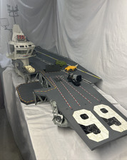 1985 GI Joe USS Flagg Aircraft Carrier Hasbro 70  Complete