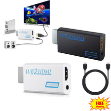 Adapter Für Nintendo Wii auf zu HDMI Adapter Konverter Full HD TV 1080P HDMI
