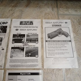 Sega Saturn Manual Lot of 6 Shanghai, Virtua Fighter 2, Virtua Cop, Etc. *READ*