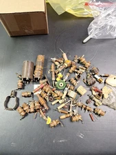 Mixed lot of new and used antique radio IF RF Antenna Coils