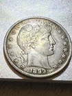 SILVER 1899-P Barber Half Dollar Choice AU/BU Great Eye Appeal Strong Strike