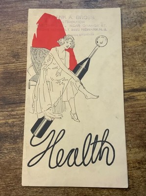Antique 1924 Renulife Electric Co. Detroit MI Frank A Bross Newark NJ Health 
