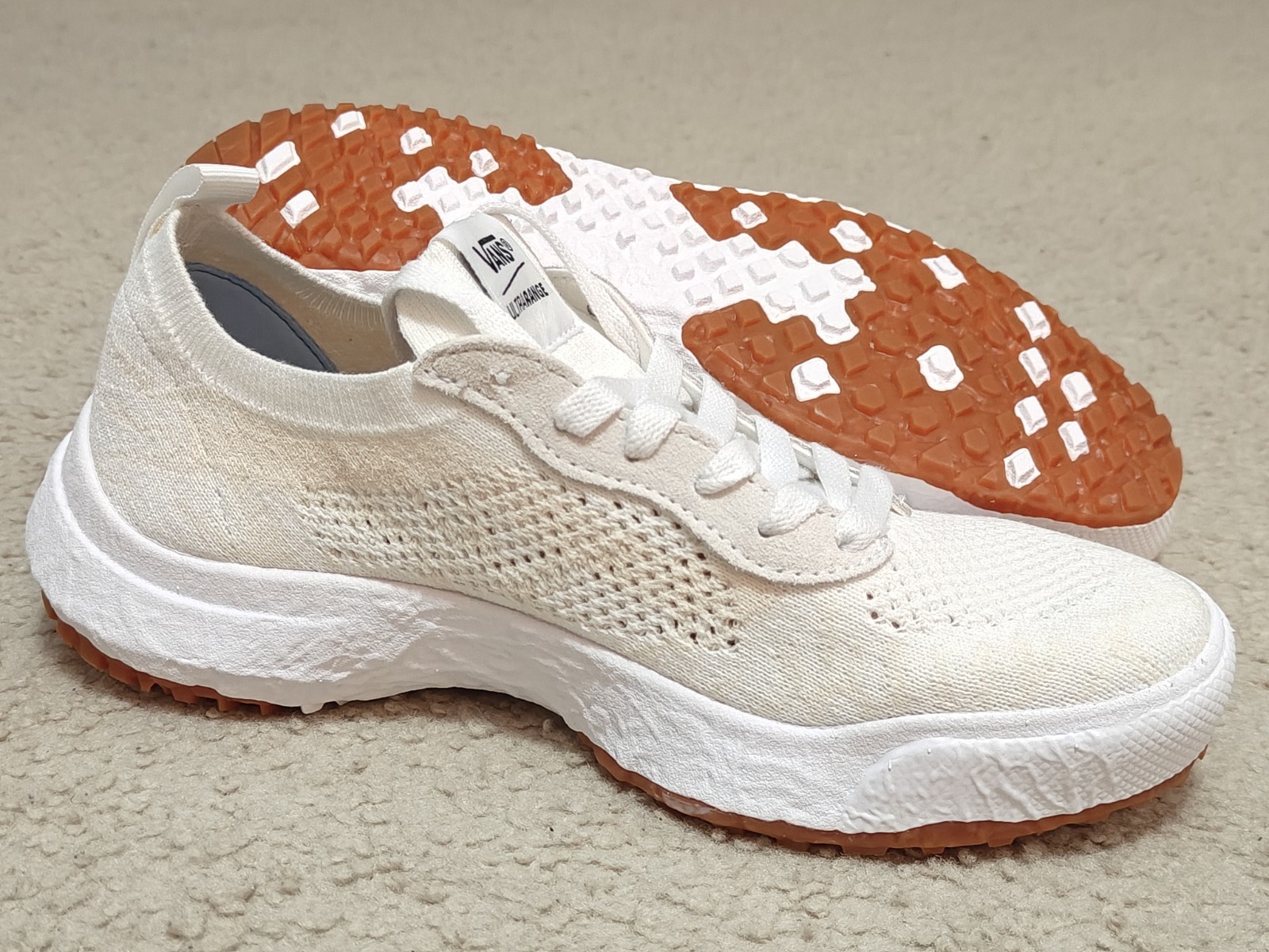 Vans UltraRange VR3 Skate Sneakers True White Women's Shoes VN0A4BXBW00 Multi Sz image 2