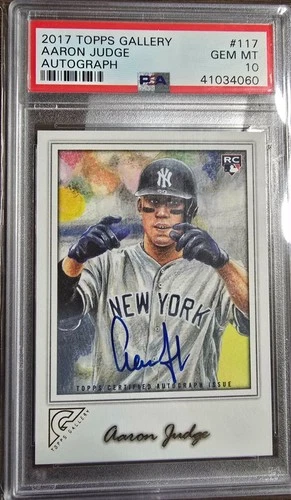 2017 Topps Gallery - Aaron Judge #117 Autographs (AU, RC)