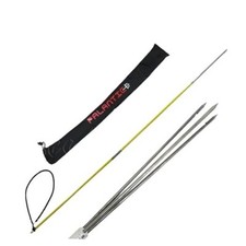 5' Travel Spearfishing Pole Spear, Two-Piece Fiberglass with 3-Prong