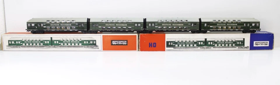 Schicht H0 DC Doppelstock Wagenset DR 4-teilig 5131/426/45 -46 lf2760