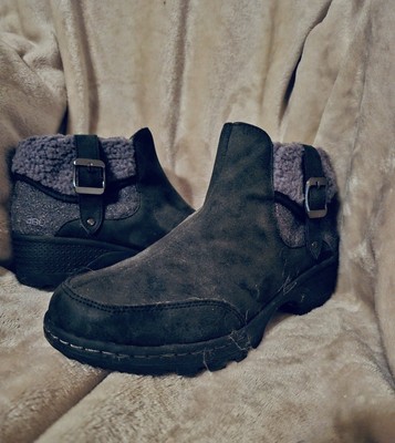 NWT JBU by Jambu Haven Water Resistant Winter Boots Size 8 Black Leather Sherpa